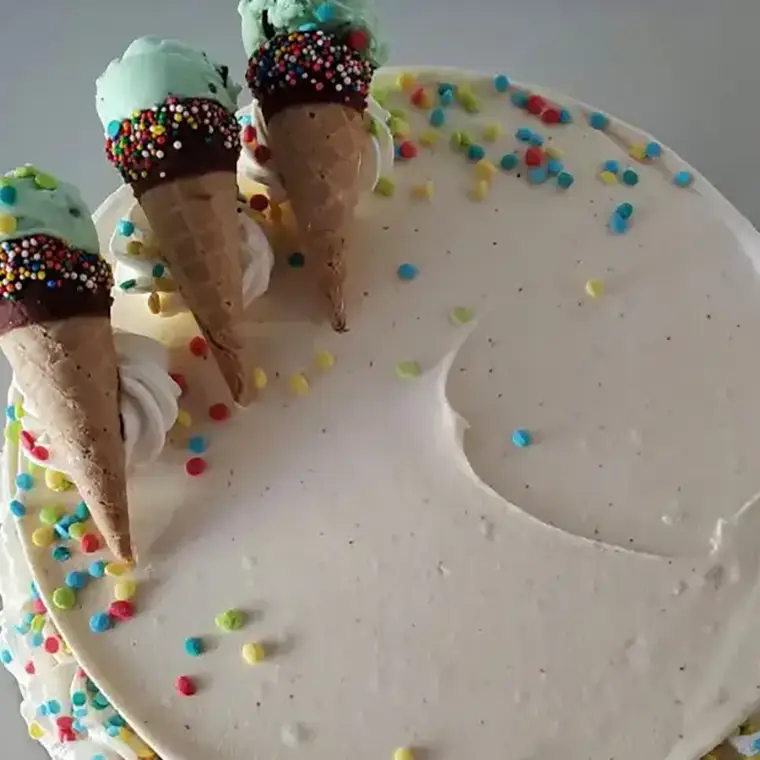 Triple Cone Celebration at Dairy Hill Ice Cream