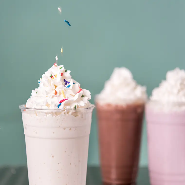 House made shakes at Diary Hill Ice Cream